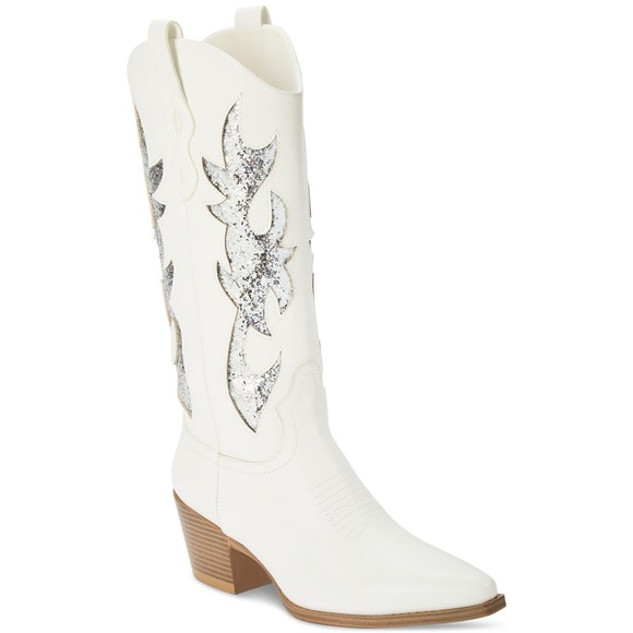 Wild Pair Shoes - NEW! Wild Pair Lucah Faux Leather Tall Cowboy Boots
